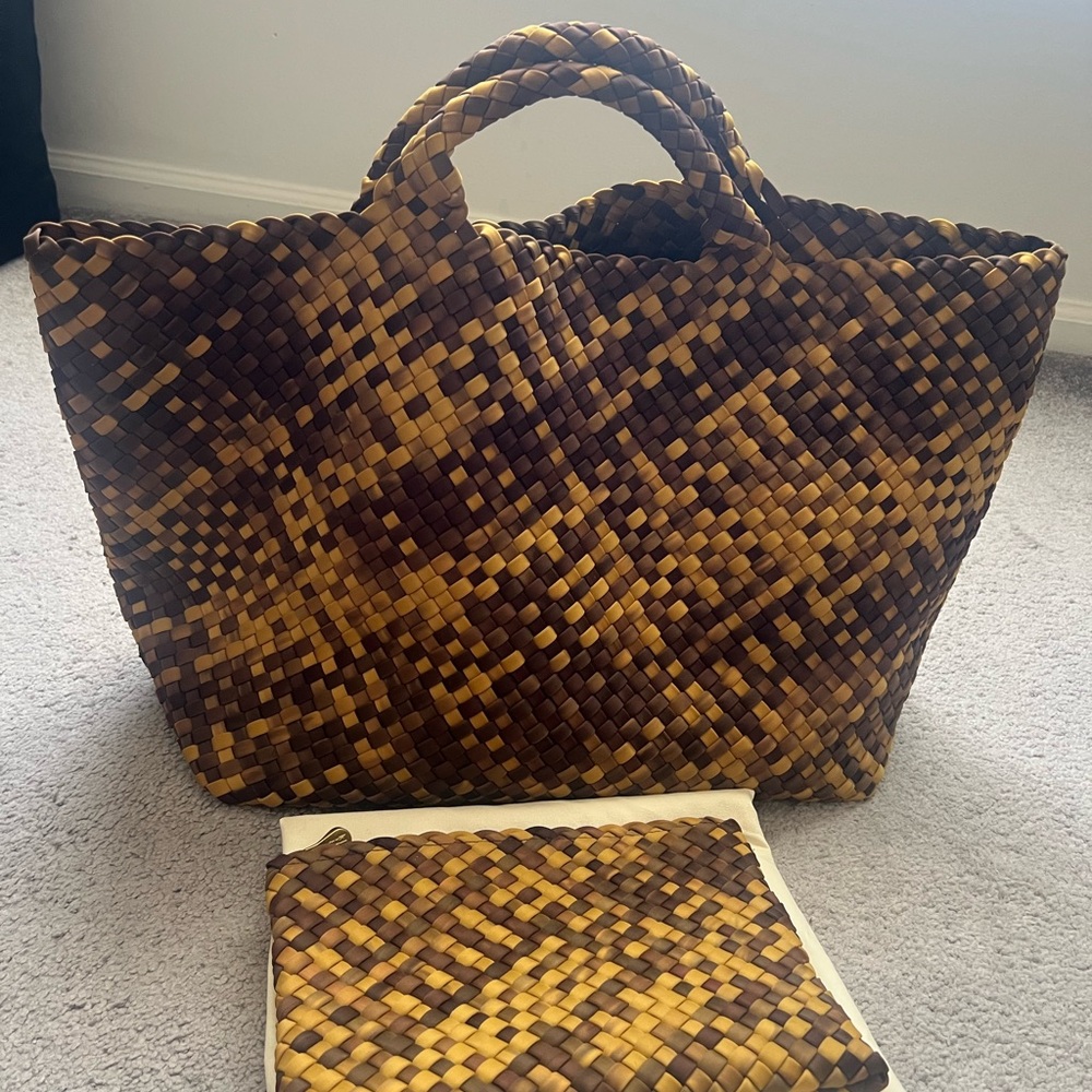 Naghedi St. Barths Large Tote Watercolor - Tortoiseshell